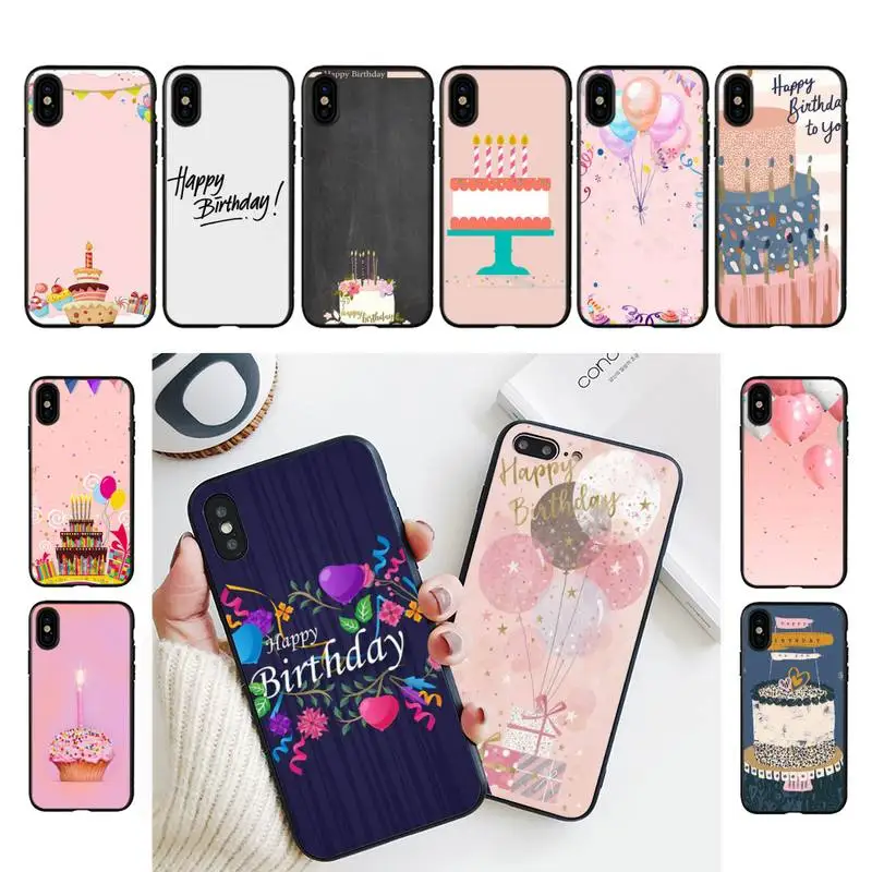 YNDFCNB чехол для телефона на день рождения iPhone 11 8 7 6 6S Plus X XS MAX 5 5S se 2020 12pro max iphone
