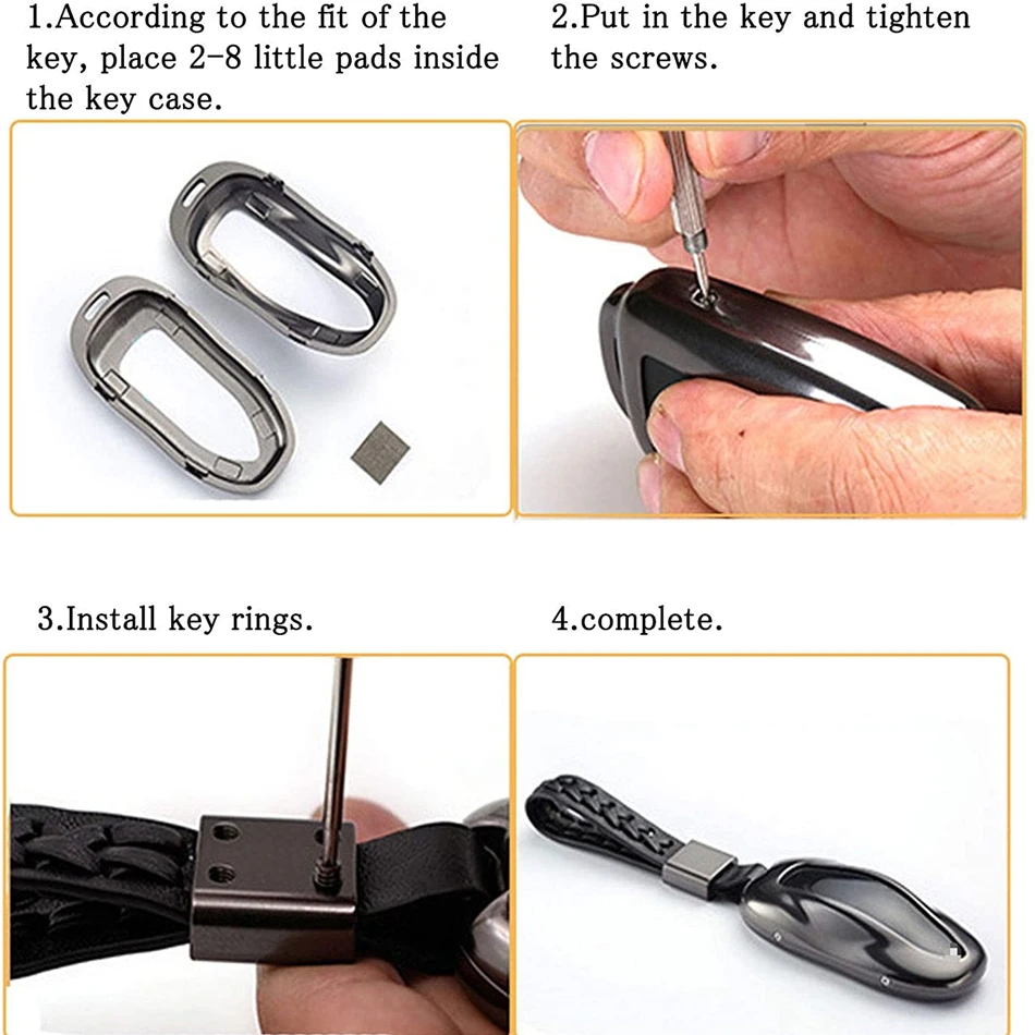 Кожаный чехол BAFIRE для автомобильных ключей Tesla Model S X с ремнем корпус из