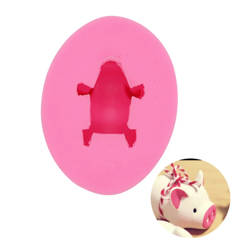 5 шт./лот Лидер продаж ручной пресс-формы свинок животных мыло силиконовая форма