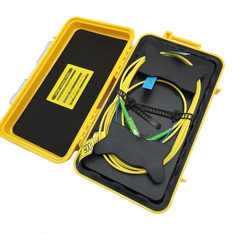 2KM OS2 Single Mode G652D Dead Zone Testing Tool Fiber Optic OTDR Launch Cable Box