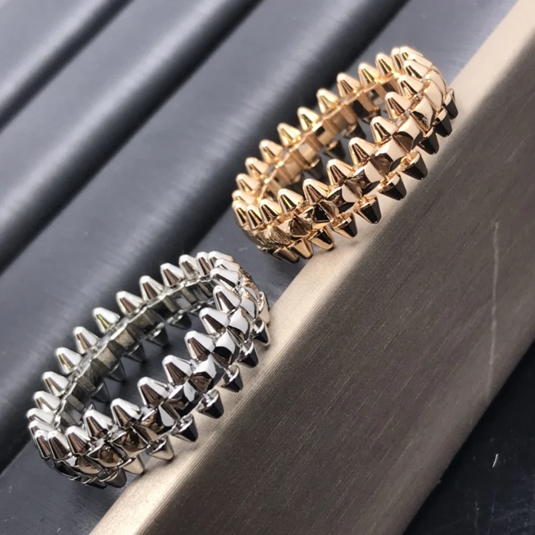 

2022 new fashion couple ring. The clash of bullets. Classic original jewelry. New Year and Christmas gifts