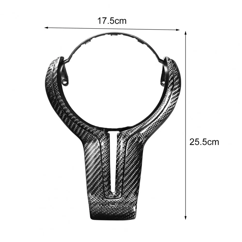 

Steering Wheel Trim Portable Anti-rust Sturdy Steering Wheel Cover Trim for BMW M Car Accessories