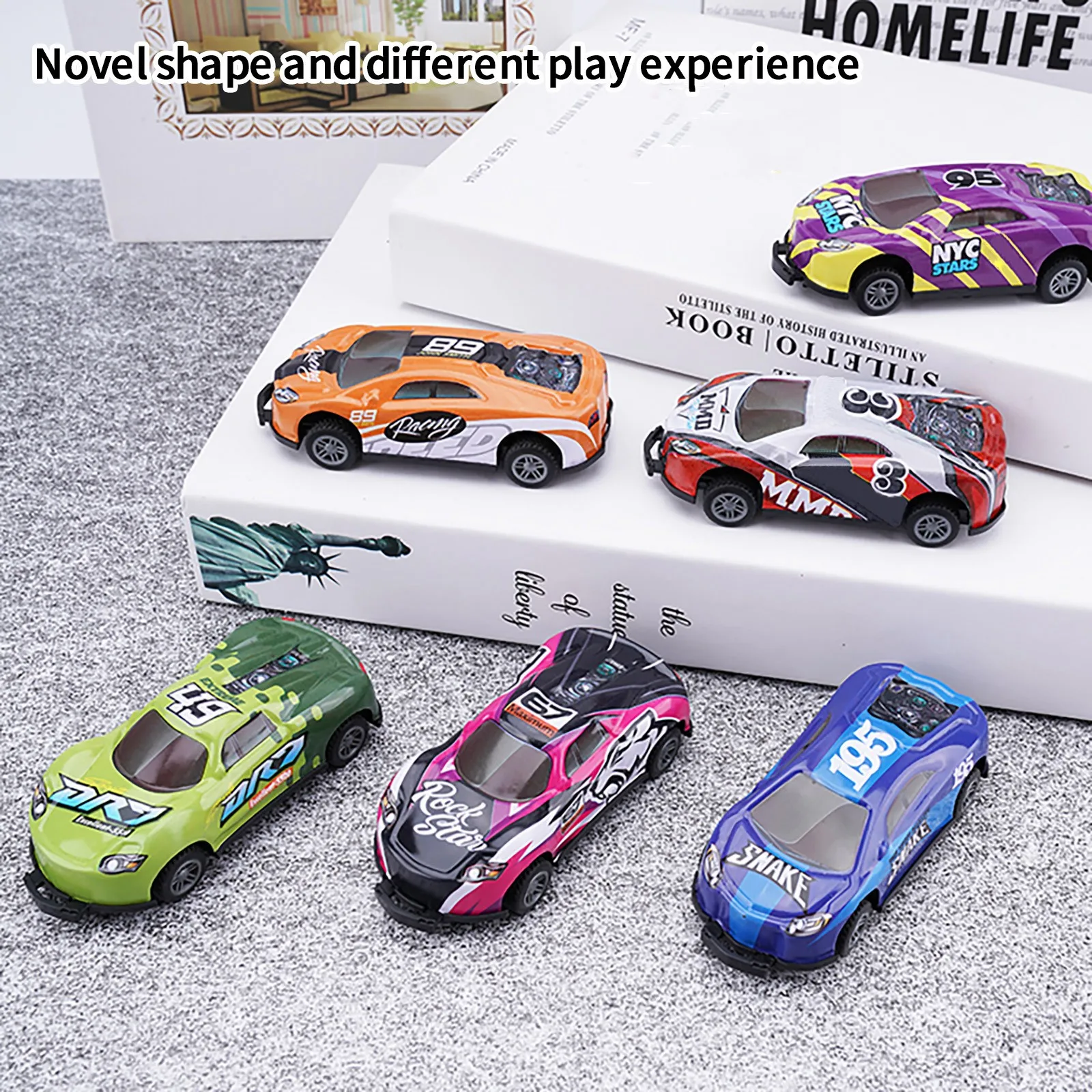 8 Chiếc Con Quay Đồ Chơi Xe Nhảy Đóng Thế Xe Kéo Lưng Máy Phóng Xe Hợp Kim Lại Kéo Về Máy Phóng Xe Ô Tô Mini Mô Hình Xe Hơi trò Chơi Giải Thưởng Đồ Chơi