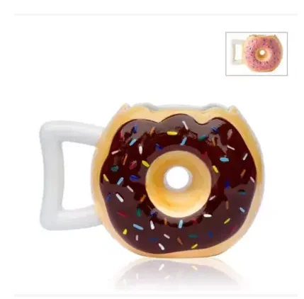 Мультяшная кофейная кружка персонализированные пончики минималистичные