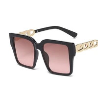 new 2022 fashion oversized square sunglasses women men big frame high quality eyeglasses vintage metal shades for female goggle
