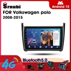 Srnubi Android 10 автомобильное радио для Volkswagen POLO 2008-2015 мультимедийный видеоплеер 2 Din GPS навигация Carplay DVD головное устройство