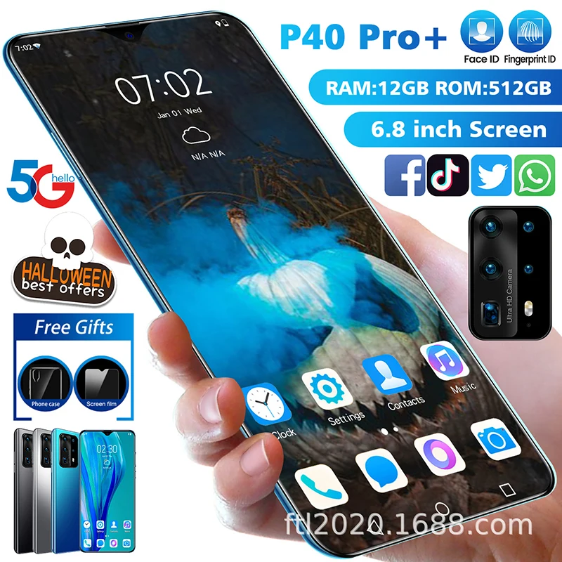 

P40PRO 4G,16 + 32 Android 10, 8 , 128 , de6.6inch , 8 , SIM Dual, Wi-Fi
