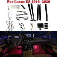 for lexus es 2013 2022 ambient light set original car button control decorative led 64 colors atmosphere lamp illuminated strip