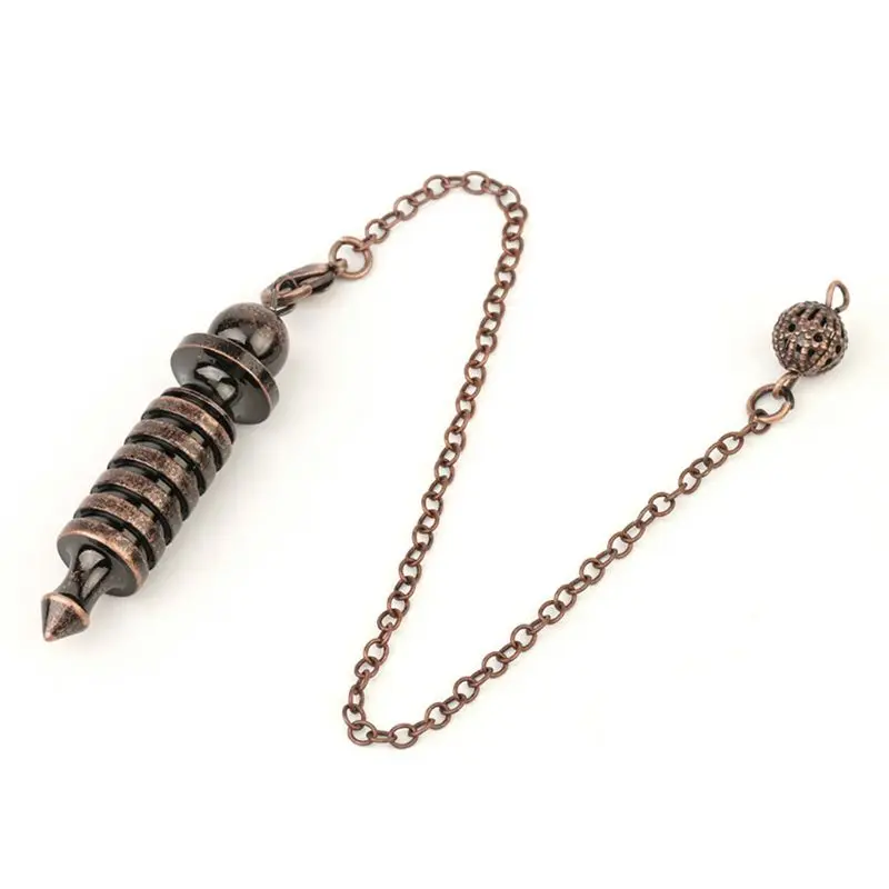 

Metal Pendulum Dowsing Divination Reiki Healing Spiritual Amulet Pendule Pendant