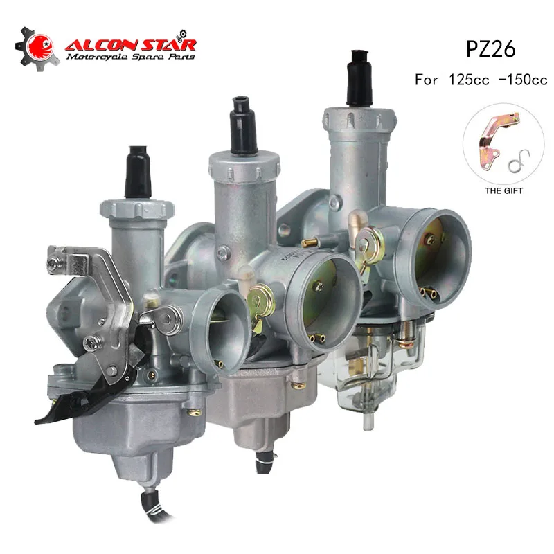

Alconstar Motorcycle Carburetor Carb PZ26 26mm Nylon Brown Bottom Cover For Honda CB125 XL125S TRX250 For ATV Quad Dirt Bike