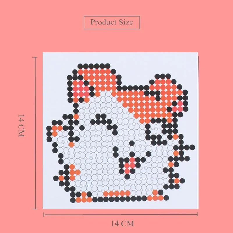 Детские 3D Пазлы игрушки 12 шт./компл. Hama Beads 24 шаблона 1:1 листов шаблоны для перлса