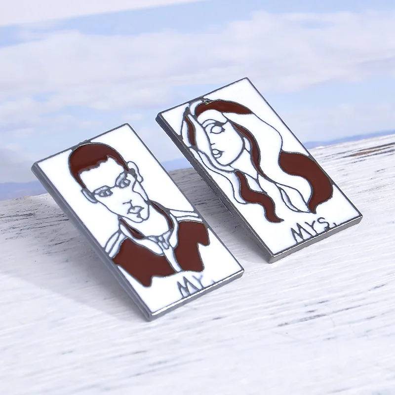 Современная популярная брошь в стиле панк для мужчин и женщин с капающим маслом