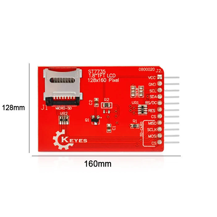 1 8 дюймовый Tft цветной ЖК дисплей модуль с Spi интерфейсом и Microsd для UNO Mega R3|Адаптеры