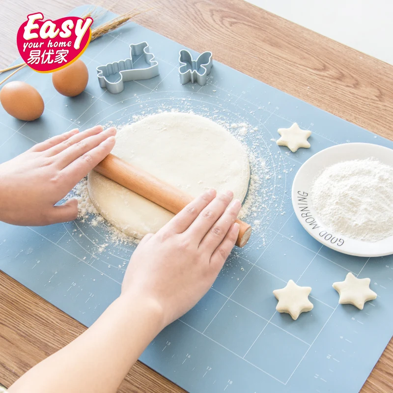 Платиновый силикон коврик для выпечки утолщенный антипригарный тестовой кухни