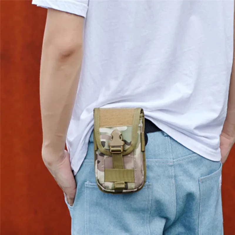 

Multifunctional Card Package Men Camouflage Changing Bag Portable Casual Change Storage Bags Male Oxford Coin Purse