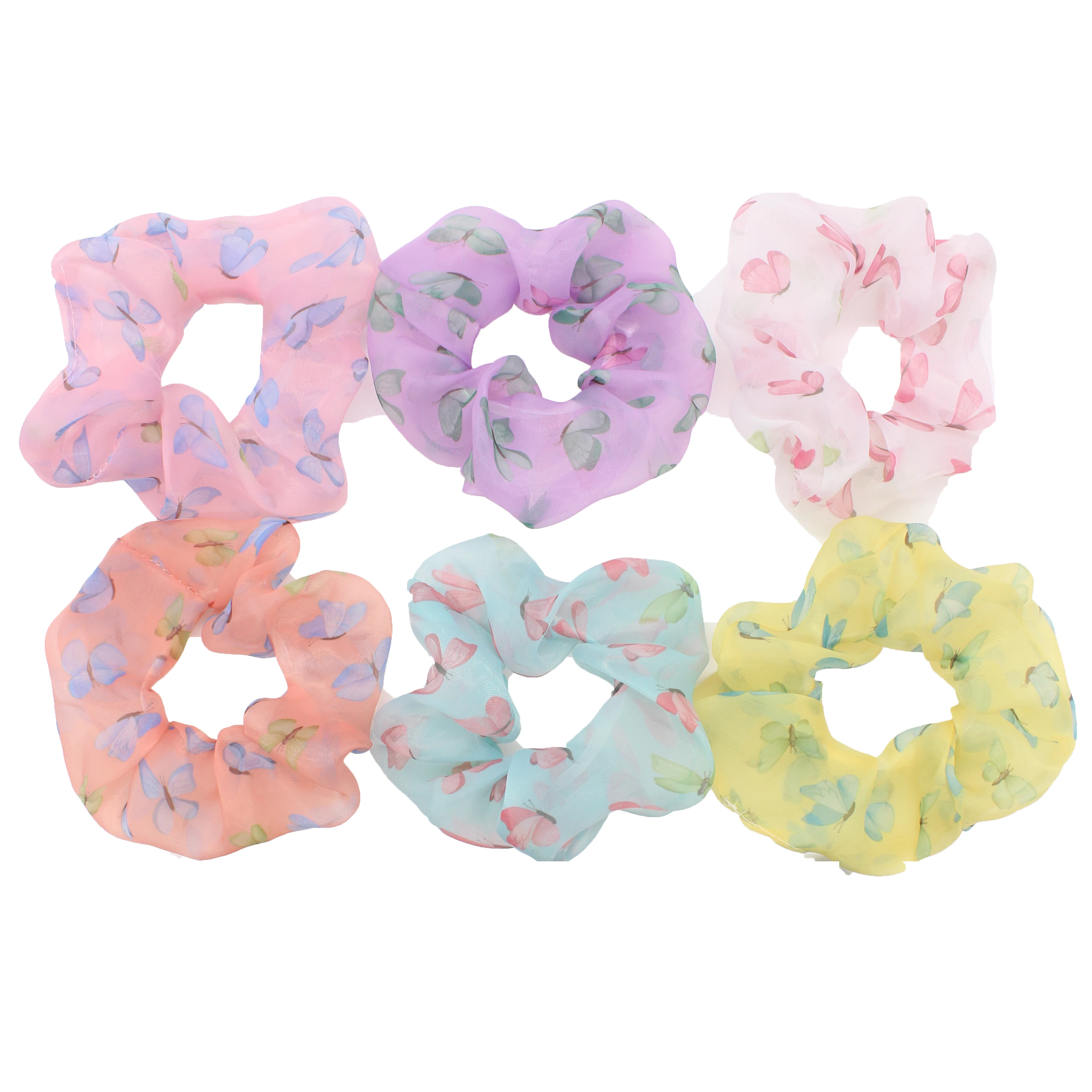 Резинки для волос заколка аксессуары держатель из органзы взрослых шифоновый