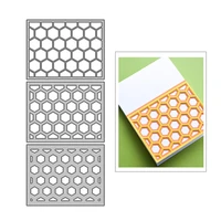 layered honeycomb hexagon frame craft 2020 new metal cutting dies for diy scrapbooking and card making decor embossing no stamps