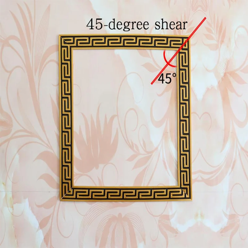 Винтажные зеркальные декоративные линии Европейский фон украшение для стен