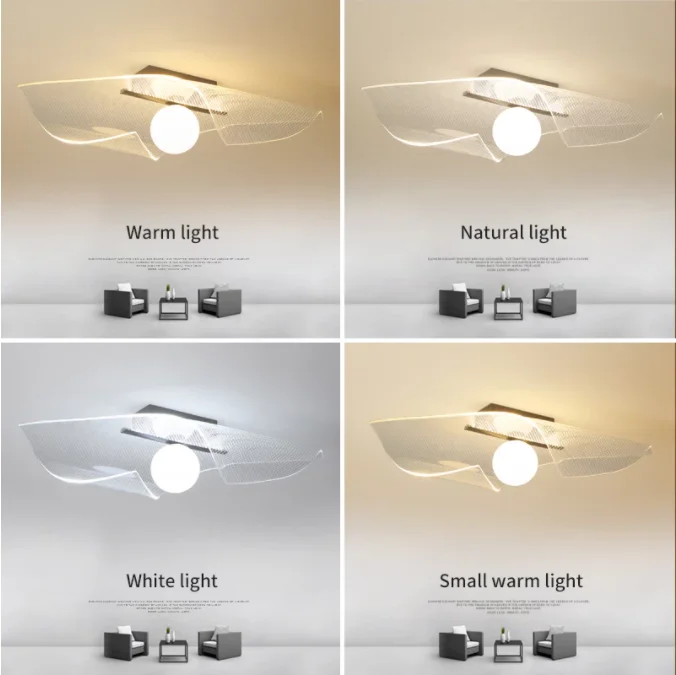 

European style creative design modern led ceiling lamp in bedroom acrylic surface stick chandelier to decorate living room and s