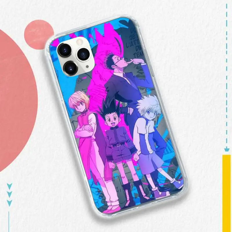 

Anime Hunter X Hunter Killua Zaoldyeck Phone Case for iPhone 11 12 pro XS MAX 8 7 6 6S Plus X 5S SE 2020 XR