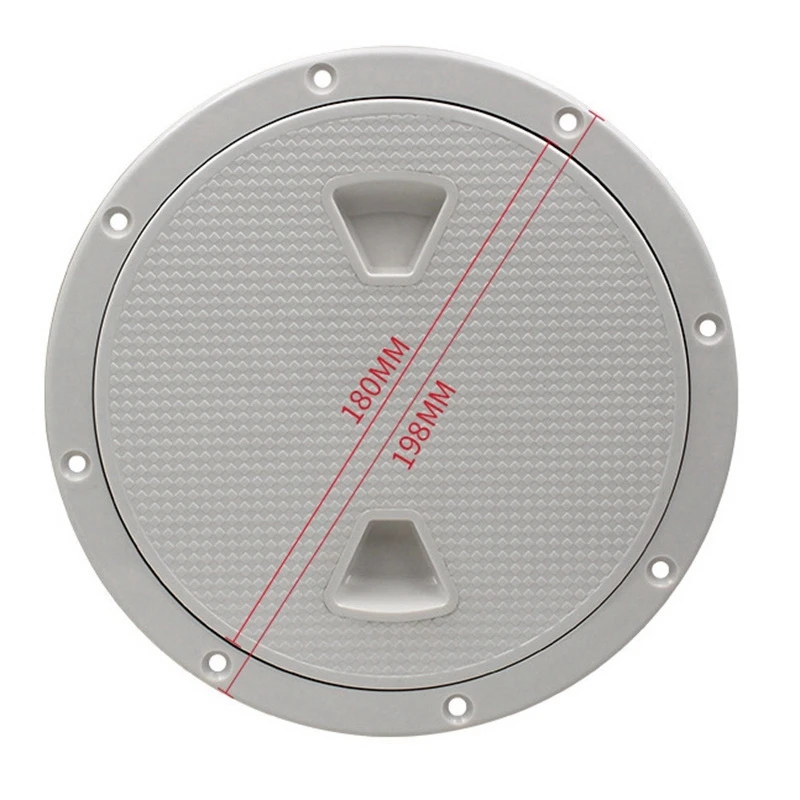8 Inch Round Tight No Screw Anti-Corrosion Inspection Deck Plate for Boat Yacht Marine Access Hatch Cover | Автомобили и