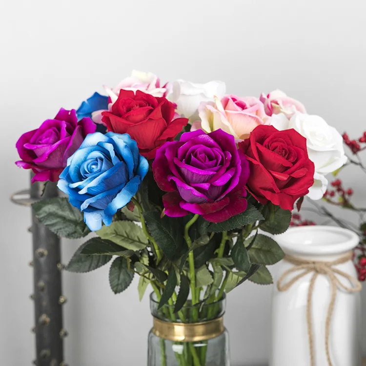 Французская роза букет поддельные цветы композиция стол Маргаритка Свадьба