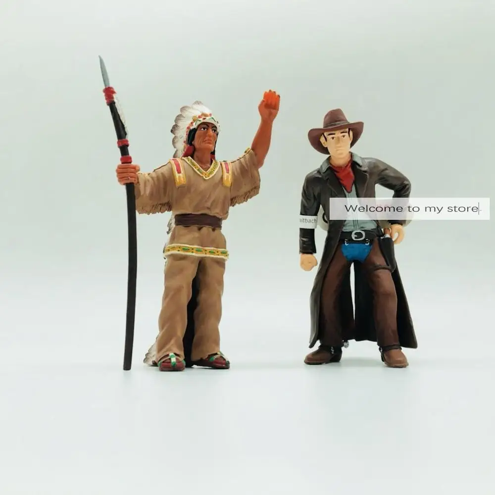 ПВХ фигурка модели игрушки 1/18 ковбойский|Игровые фигурки и трансформеры| |