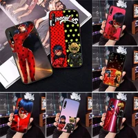 cartoons cute girl lady bug phone case for samsung galaxy j2 j4 j5 j6 j7 j8 note5 7 8 9 10 20 prime plus lite ultra pro cover