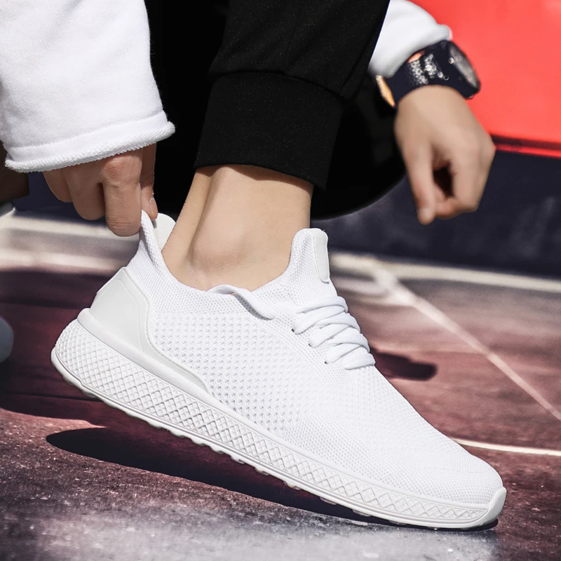 

Running Shoes for Men 2021 Summer New Men Sneakers Lace Up Low Top Jogging Shoes Man Athletic Footwear Breathable