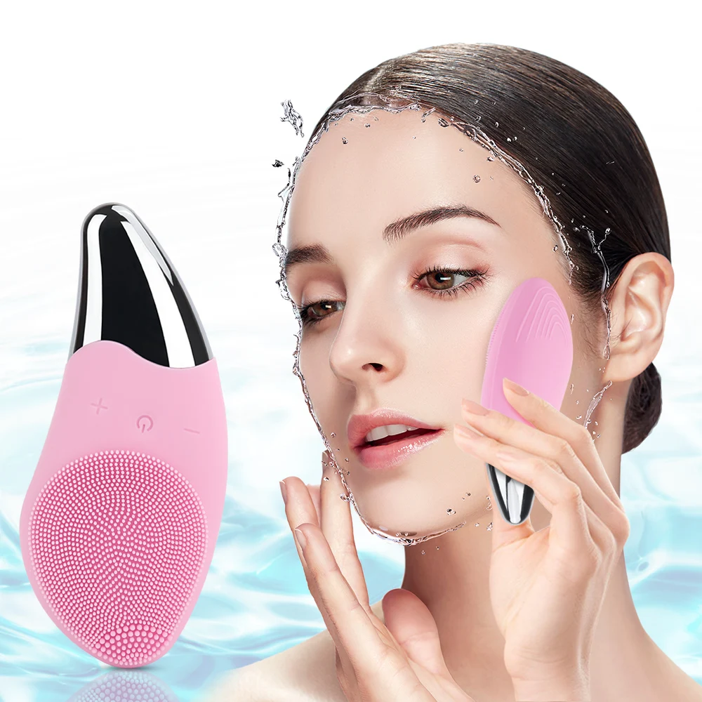 

Facial Cleansing Brush Face Skin Care Tools Waterproof Silicone Brush Portable Facial Clean Brush Pore Cleaning Skin Massager