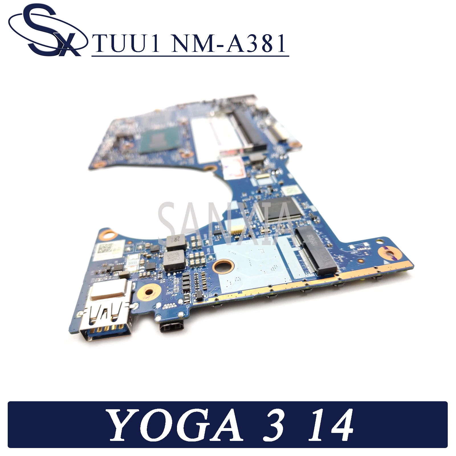 Материнская плата KEFU NM A381 для ноутбука Lenovo YOGA 3 14 оригинальная материнская I5 5200U