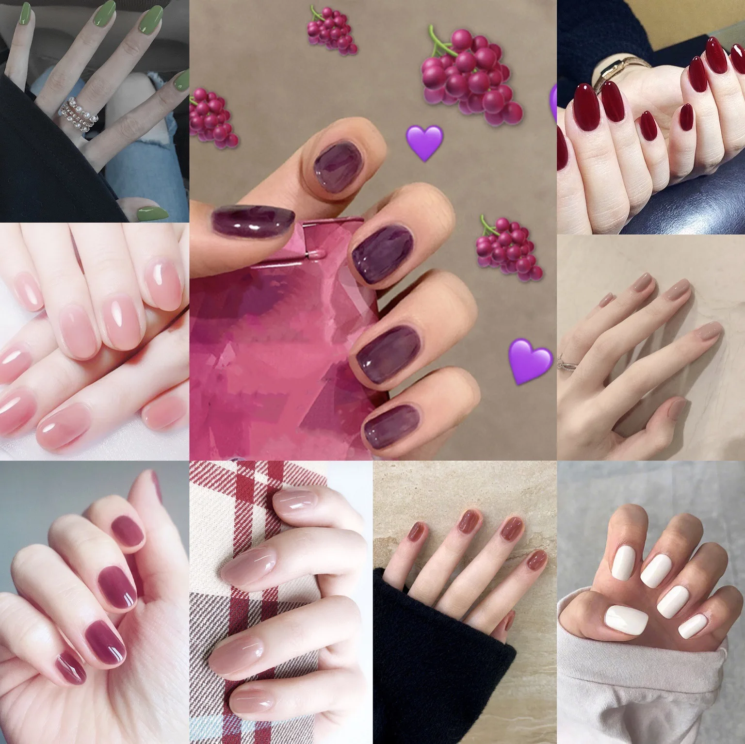 Wholesale Mixed 12 sets 24pcs Fake Nails Short Full Cover False Solid Color Round Oval Square Artificial Naril Art Tips | Красота и