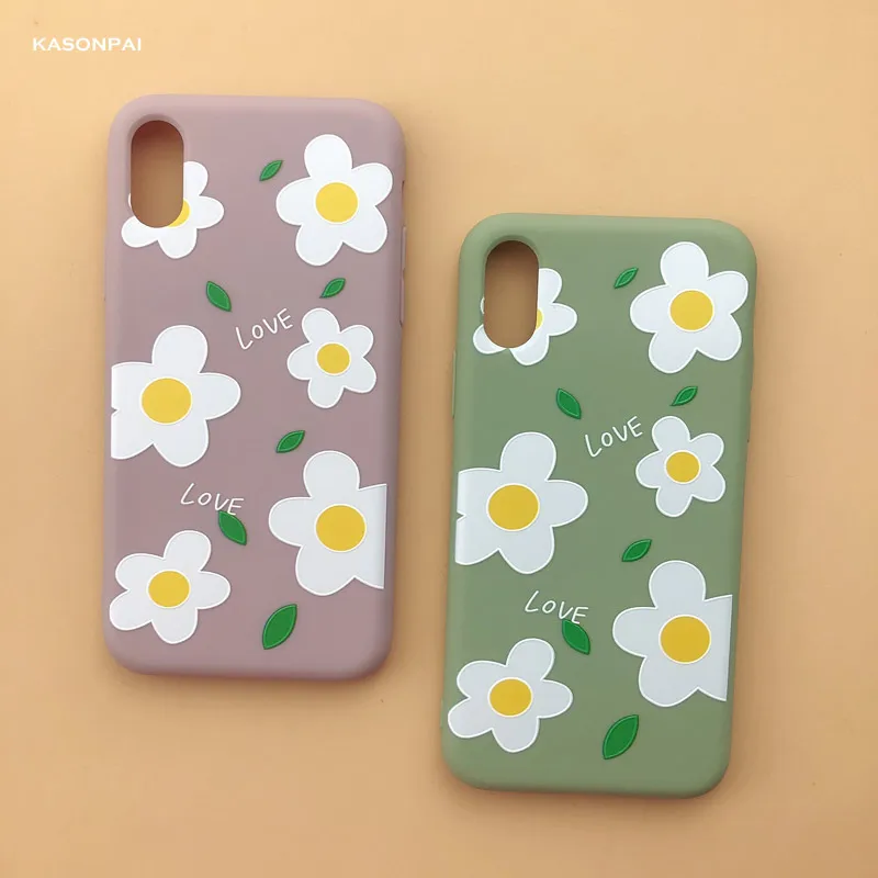 Модный персиковый Мягкий чехол из ТПУ для iPhone X XS Max XR 7 8 6 6S Plus 11 Pro с рисунком милого