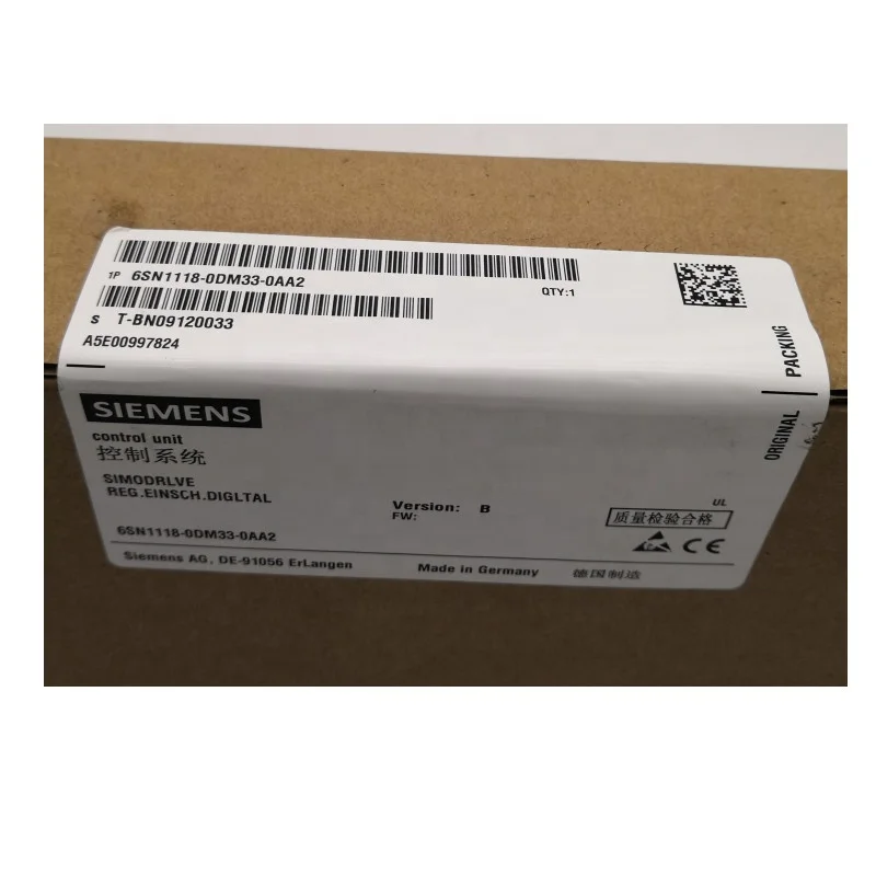 

Новый оригинальный S iпос 6SN1118-0DM33-0AA2 SIMODRIVE 611 блок управления