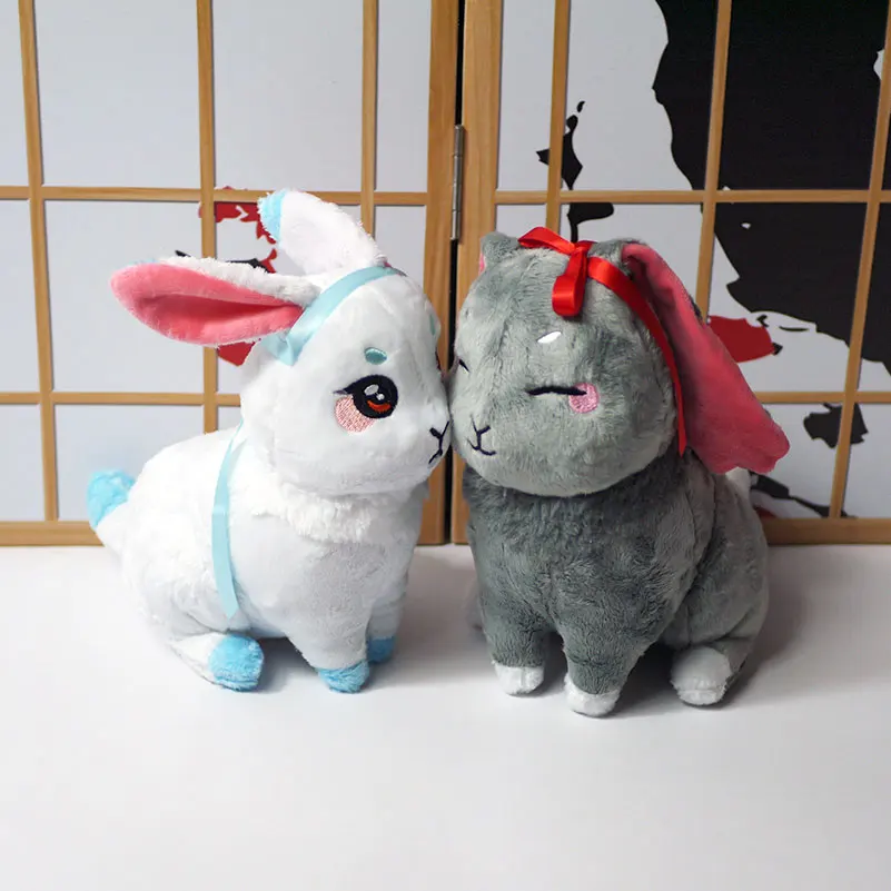Основатель Diabolism Плюшевая Игрушка Аниме MO DAO ZU SHI wifi Lan Zhan rabbit Мягкая кукла 20 см для подарка