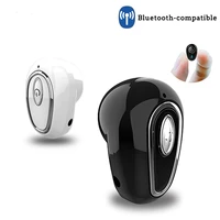 mini invisible wireless earphone noise cancelling bluetooth compatible headphone handsfree stereo headset monaural earbud