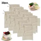 30 шт., многоразовые хлопковые мешки для овощей