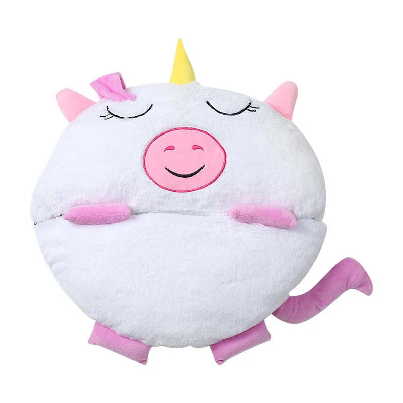 One-Piece Children Cute Cartoon Blanket Birthday Gifts Thick Bedspread On The Bed Baby Sleeping Bag Warm Soft Lazy Play Pillow | Дом и сад