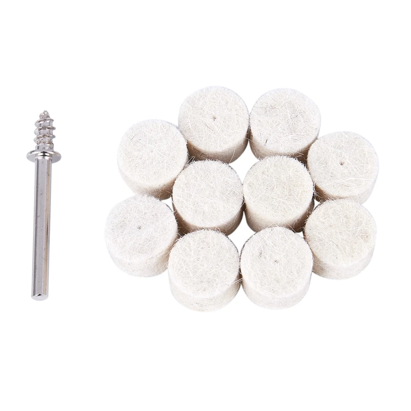 Акция набор из 10 штук насадка для измельчения шерсти войлок шерстяного колеса 25