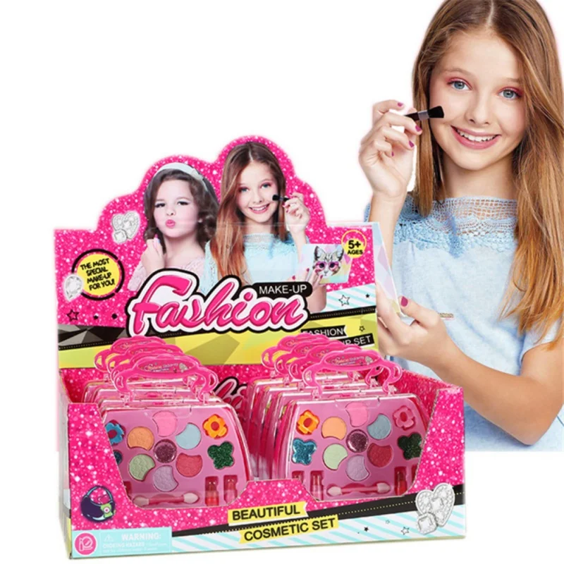 Фото Нетоксичная Детская косметика красивые игрушки ролевая игра для девочек набор