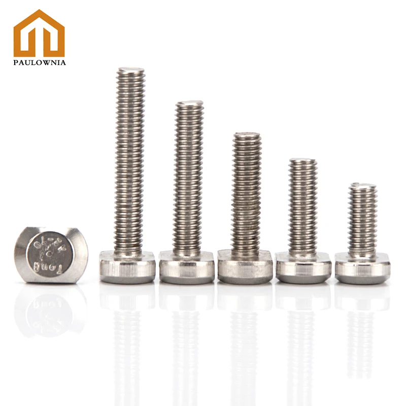 

M5 M6 M8 M10 Stainless Steel 304 T-Head Bolts T-Slot Screw Square Bolt T-head Screws T-bolt Solid Fasteners Length 12mm-60mm