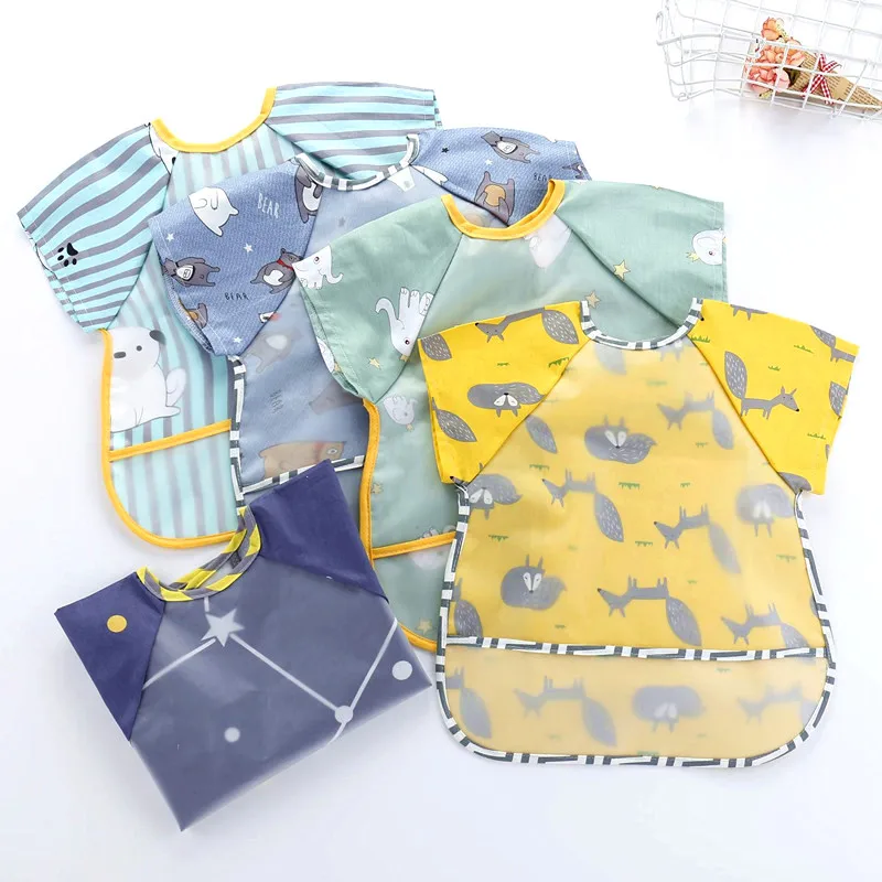 Детские вещи бандана Слюнявчики из хлопка аксессуары с мультяшным рисунком