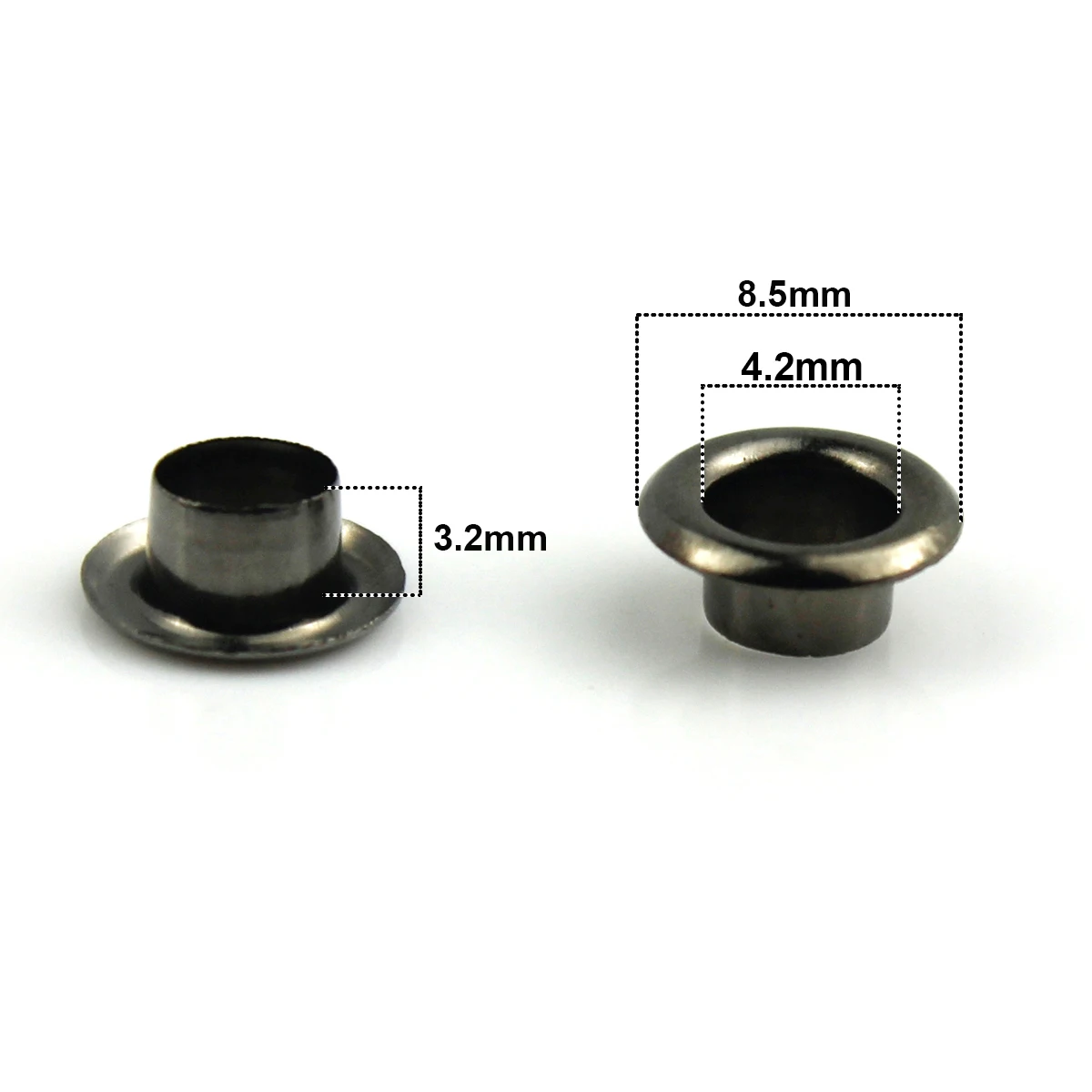 100 комплектов 4 5 мм латунные кольца для ремонта кожаных изделий с отверстиями