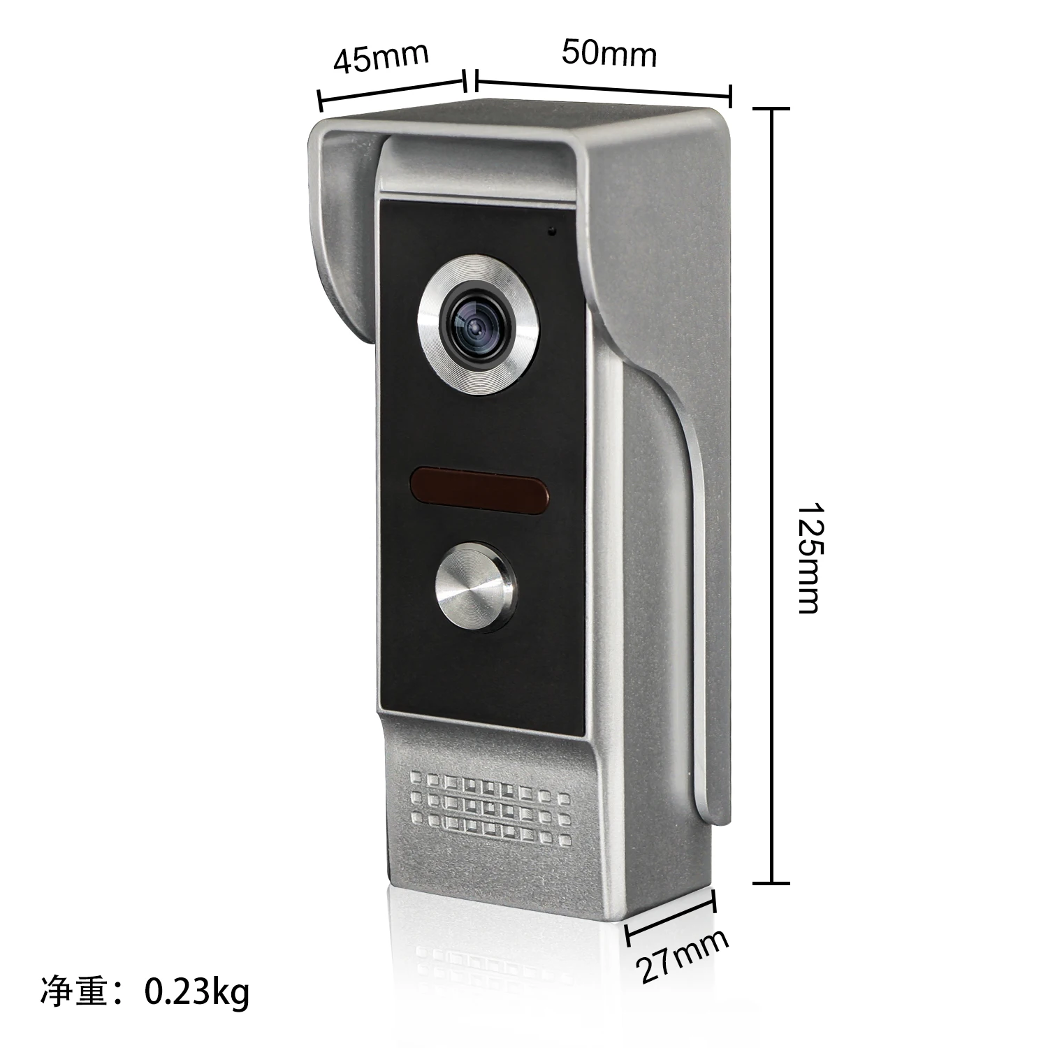 Video Door Phone Doorbell Wired Intercom System 7-inch Color Monitor and HD Camera with Release | Безопасность и защита