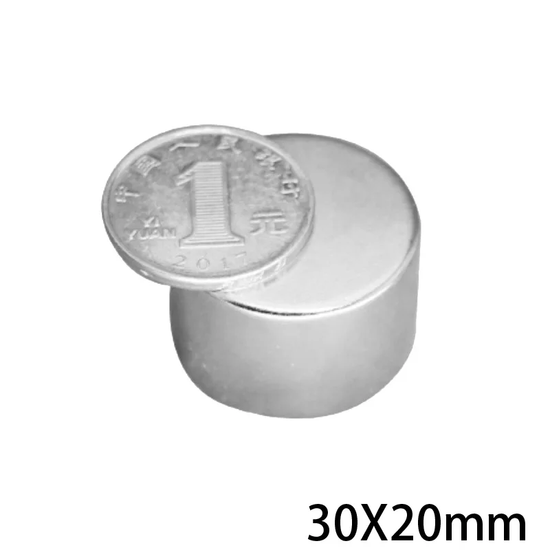 

1/2/3/5pcs 30x20 mm Strong Cylinder Rare Earth Magnet 30mmX20mm Round Neodymium Magnets 30x20mm Big Magnet Disc 30*20 mm N35