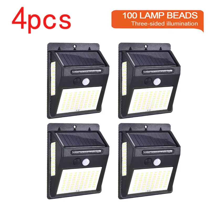 100 светодиодный солнечный свет уличные садовые на солнечных батареях лампа