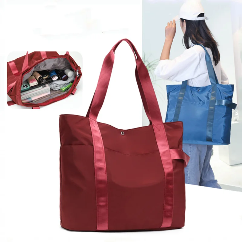 

Women's Large Capacity Shoulder Tote bags Female Travel Handbag Ladies Messenger Nylon CrossBody Shopping Luggage Bags Gifts