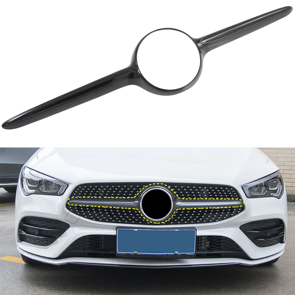 

Передняя Центральная решетка для Mercedes-Benz CLA C118 2020 2021 из углеродного волокна