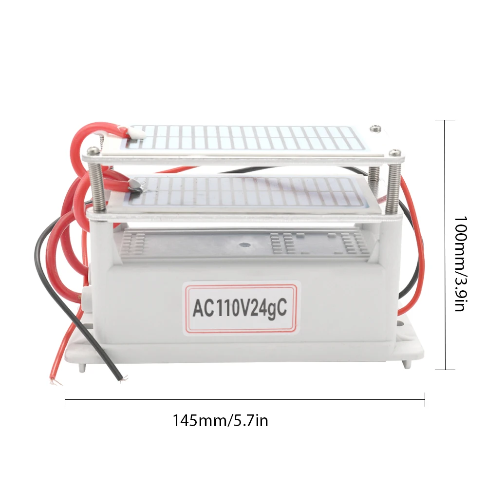 

Long Life Two Ozone Tablets Integrated Plate Air Water Purifier Ozonizer Portable Ceramic Ozone 24g Generator O2 tools