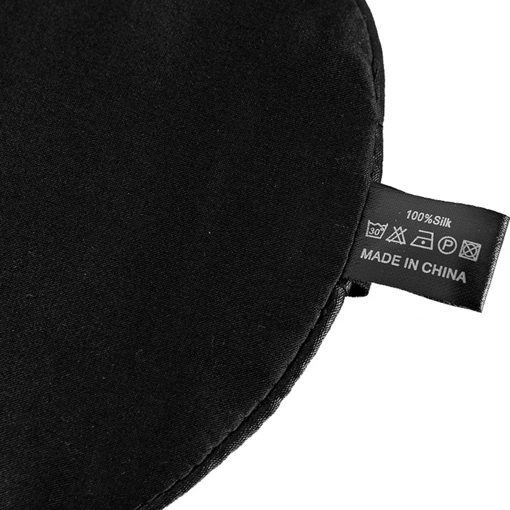 USB нагревательная Паровая маска для сна натуральный шелк век против темных